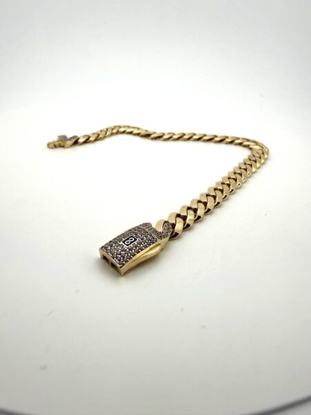 bracelet bracelet monaci w/zirc S 14k zirc B Size size7.5/76.7mm Weight 7.3gr