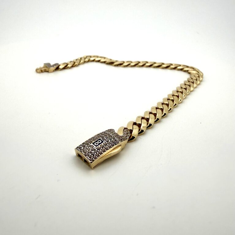 bracelet bracelet monaci w/zirc S 14k zirc B Size siz6.5/6.8mm Weight 6.8gr