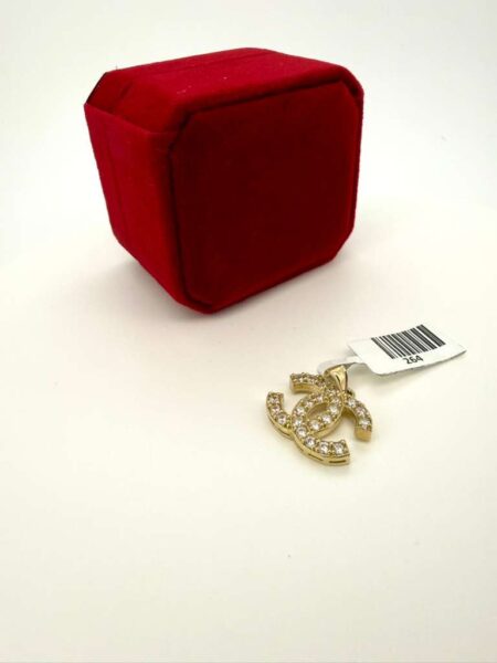 pendant CC w/zirc 10k zirc W Weight 2.65gr