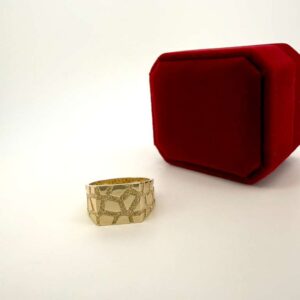 Ring square Rocks 14k Size size11.5 Weight 6.5gr