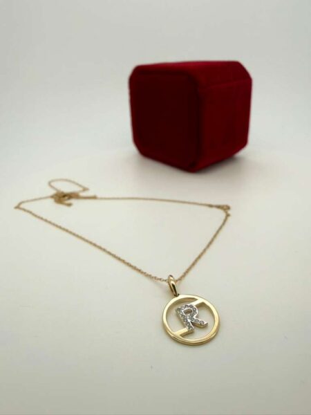 chain/pendantdiam Roun w/R 10k diam Size size18/1mm Weight 0.07ctw