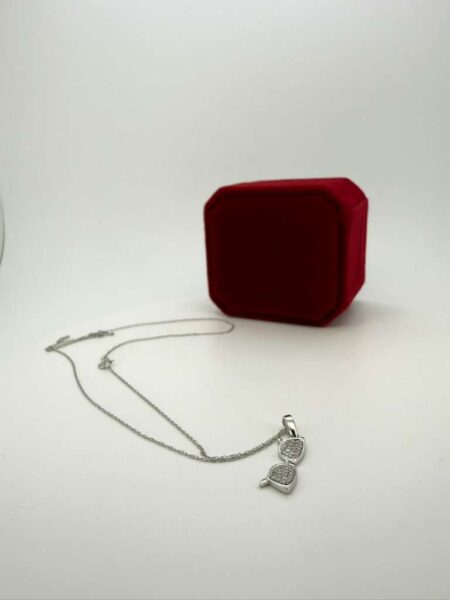 chain/pendantdiam glasses w/diam 10k diam Size size18/1mm Weight 0.13ctw