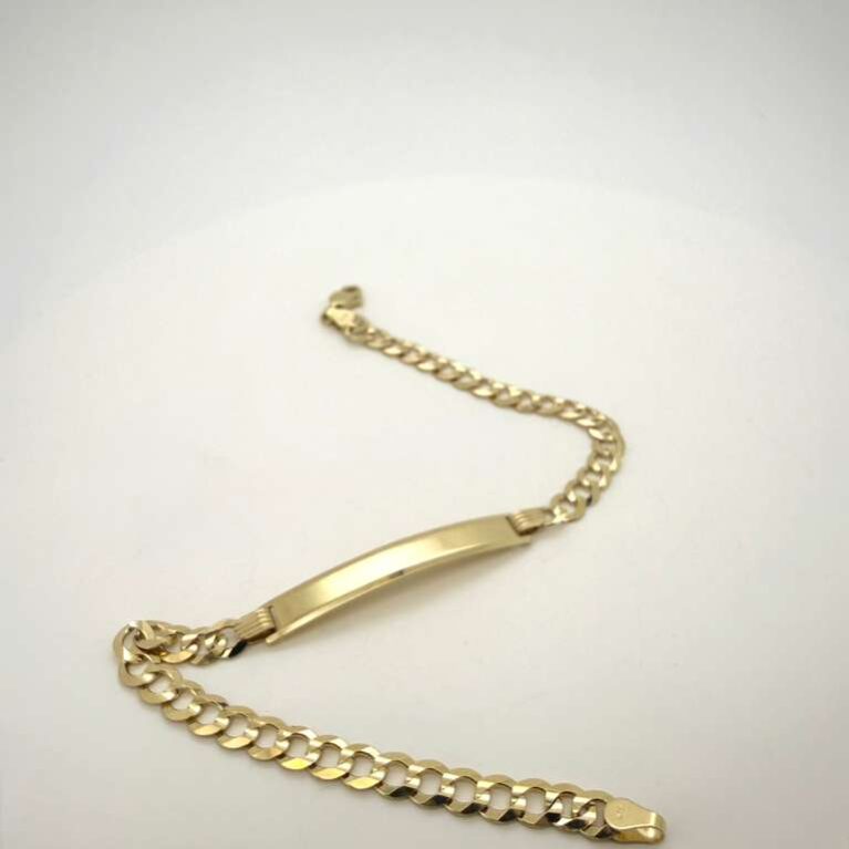 bracelet bracelet for name 10k Size size7.5/3.5mm Weight 3.65gr