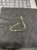 manilla c/brillo p/nombre c/1 cruz c/zirc 14k zirc B Size size6/2mm Weight 2.1gr