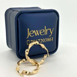 Earring Twisted earrings 10k Size size 26.7x3.8mm Weight 2.3gr