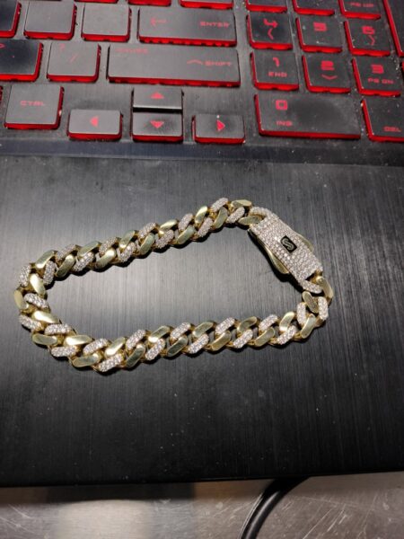 bracelet bracelet monaci w/zirc S 10k zirc W Size size7.5/7.8mm Weight 10.35gr