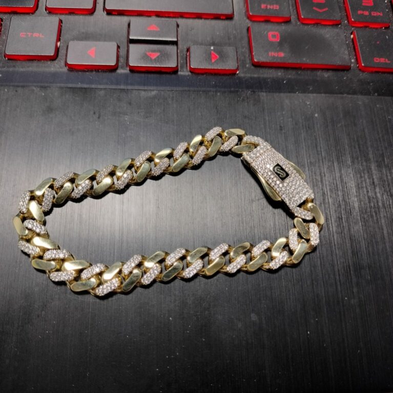 bracelet bracelet monaci w/zirc S 10k zirc W Size size7.5/7.8mm Weight 10.35gr