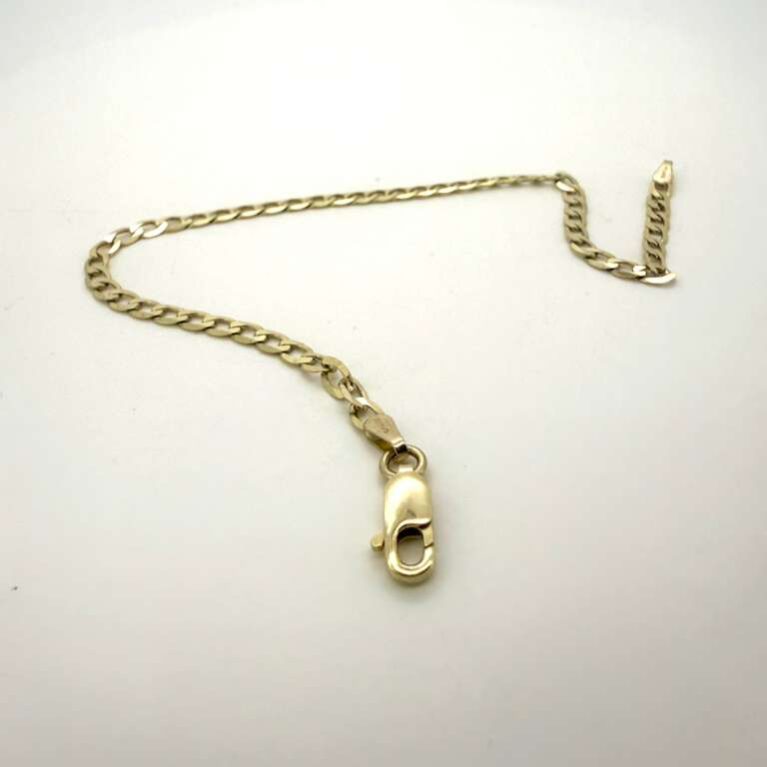 bracelet bright cut 10k Size size7.2/3mm Weight 2.25gr