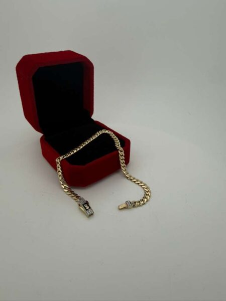 bracelet bracelet monaci w/zirc S 10k zirc W Size size6.5/5mm Weight 4.8gr