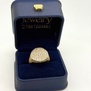 Ring Rosette Ring 10k zircW Size size 10 Weight 6.1gr