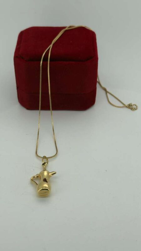 chain and pendat chain and pendat 18k Size size18/1mm Weight 3.9gr