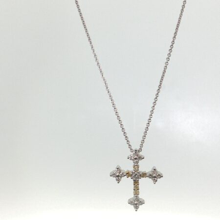 chain /pendant diam chain pendant crucifix 14k diamante size20/0.8mm 3.1gr
