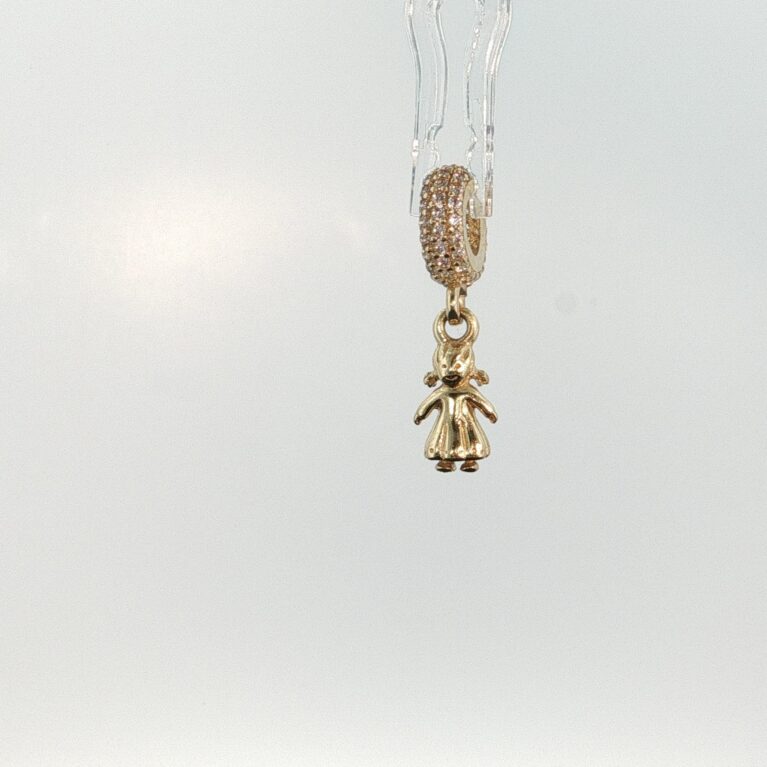 charms girls 14k zirc W 2.2gr