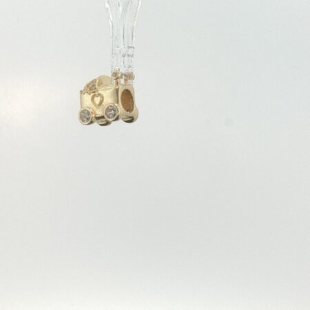 charms baby stroller 14k zirc W 2.gr