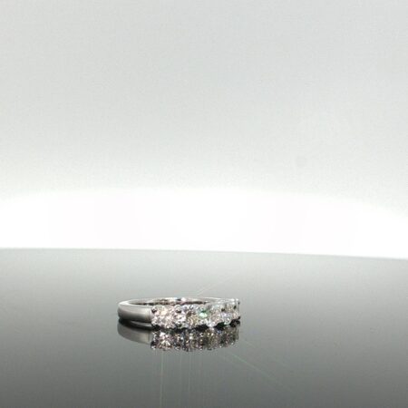 Ring/diam commitment platino diamante size4 6.25gr