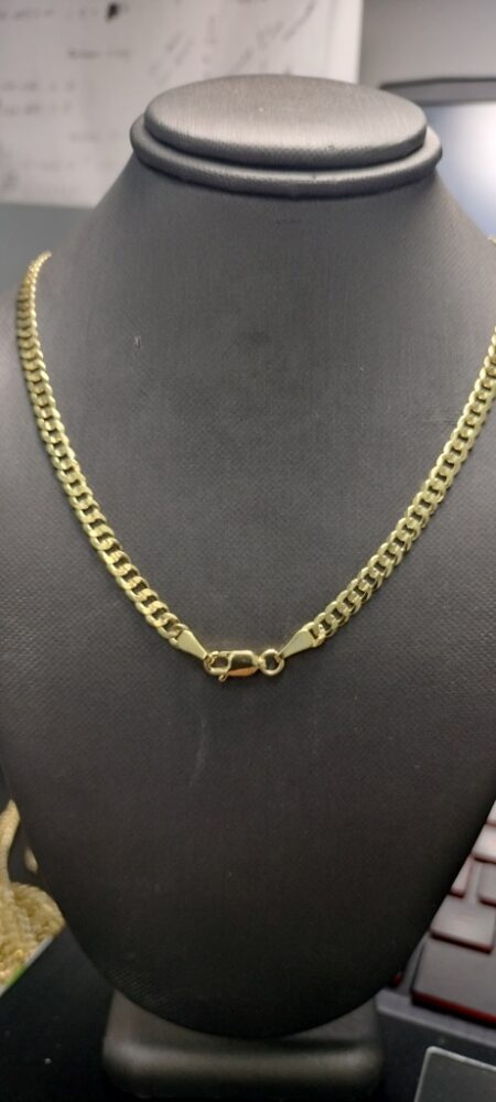 cadena c/brillo 10k Size size23.5/4mm Weight 8.7gr