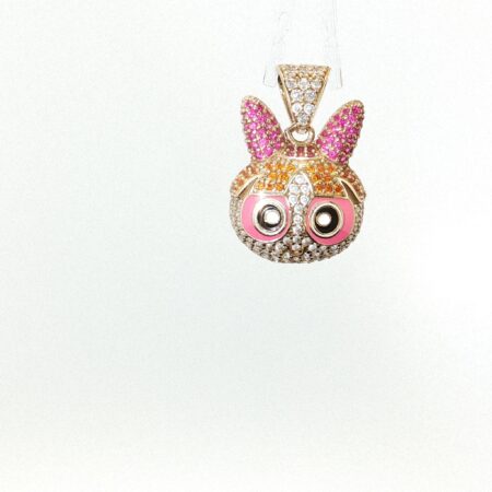 earrings labubu 10k zirc PBWR Weight 3.1gr