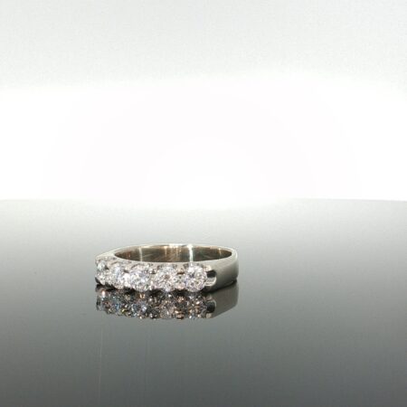 Ring/diam singler comminent 14k diamante size7 4.6gr
