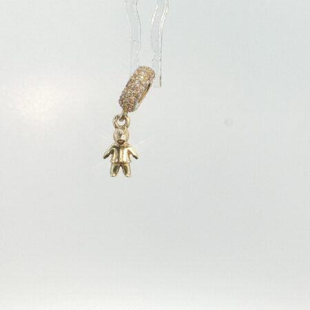 charms boy 14k zirc W 1.9gr