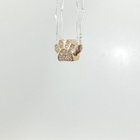 charms animal track 14k zirc W 1.95gr