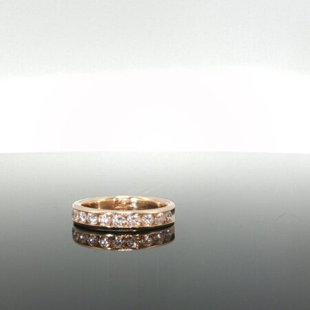 Ring/diam commitment 14k diamante size5.5 2.9gr