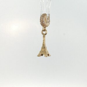 charms Eiffel tower 14k zirc W 2.4gr