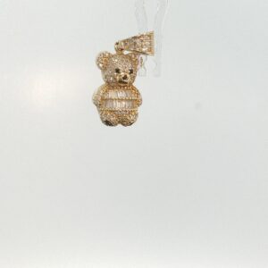 charms bear w/zirc 10k zirc W 2.5gr