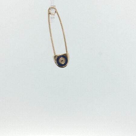 pin evil eye pin 14k zirc B Weight 0.9gr