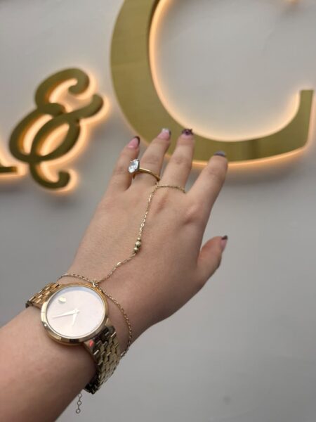 cloned bracelet cloned 10k zirc W size-std 1.83gr