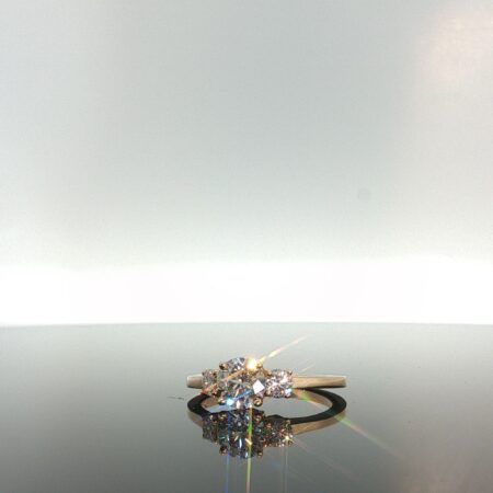 Diamond Ring & Lab Diamond Ring & Lab 14k Diamond & Lab size 8 4gr