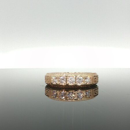 Ring zirc Versa-style zirconia ring 14k ziecw size 13 15.8gr