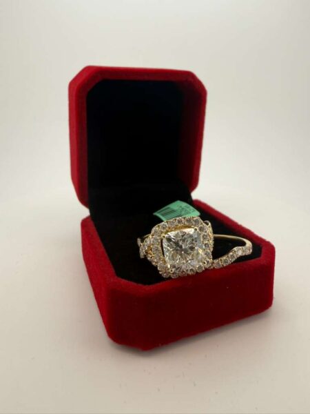 Bridal 14k Lab. Diamons Size size7 Weight 6.38ctw(4.35ct)