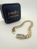 bracelet monaci S w/zirc 10k zirc W size7.75/6.8mm 6.6gr