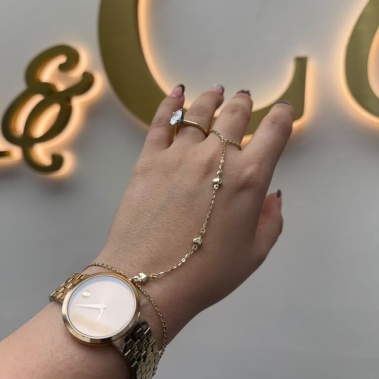 cloned bracelet cloned 10k zirc W size-std 1.81gr