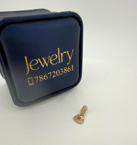 charms bag 10k zirc W/R 0.7gr