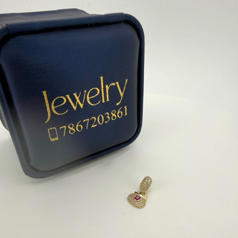 charms bag 10k zirc W/R 0.7gr
