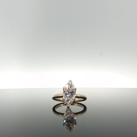 Lab. Diamons Ring Lab. Diamons Ring 14k Lab. Diamons size 5,5 3.3gr