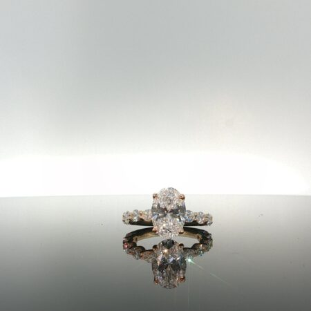 Lab. Diamons Ring Lab. Diamons Ring 14k Lab. Diamons size 6.5 5.1gr
