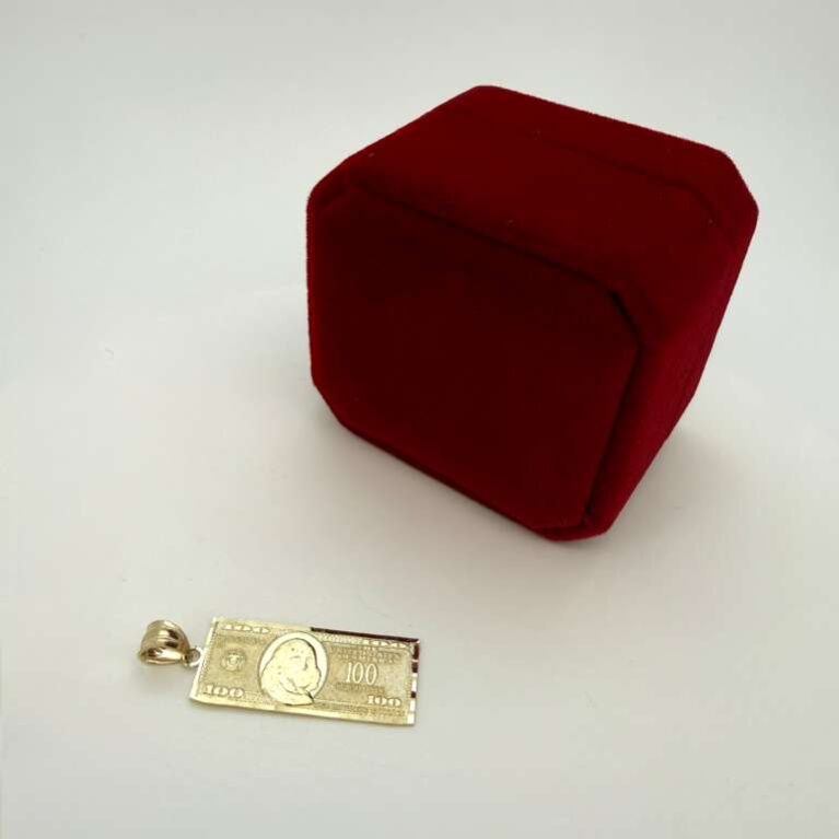 pendant 100-unit banknote 10k Size 1.1'' Weight 1.15gr