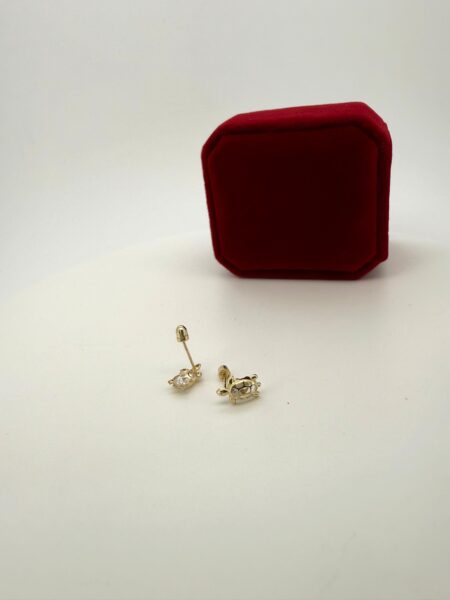 Earring Bumblebees 14k zirc W Weight 0.55gr