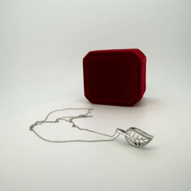 Chain + Diamond 10k Size 18/1mm Weight 0.15ctw