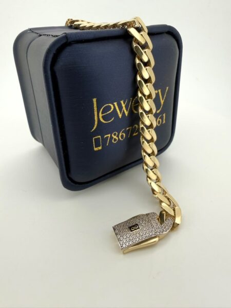 bracelet monac iw/zirc 10k Size Weight 5.2gr