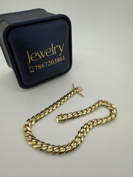 bracelet cuban bracelet 10k Size Weight 13gr