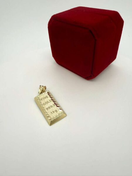 pendant 100-unit banknote 10k Size 1.5'' Weight 2.25gr