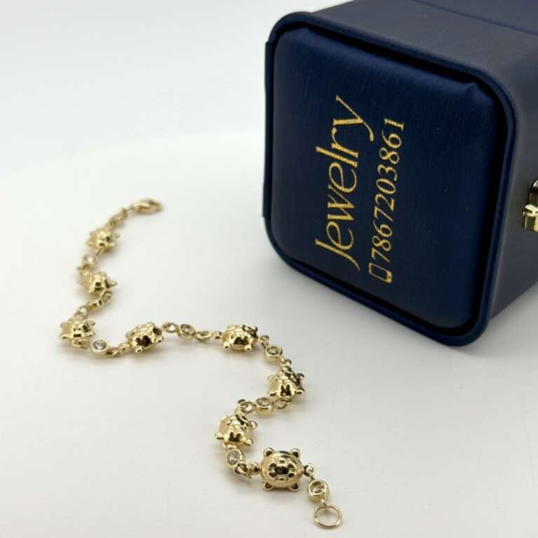 Bracelet 10k Size 7 Weight 3.55gr