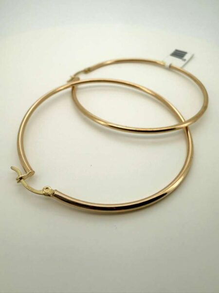 Earring 10k Size 60x2mm Weight 3.7gr