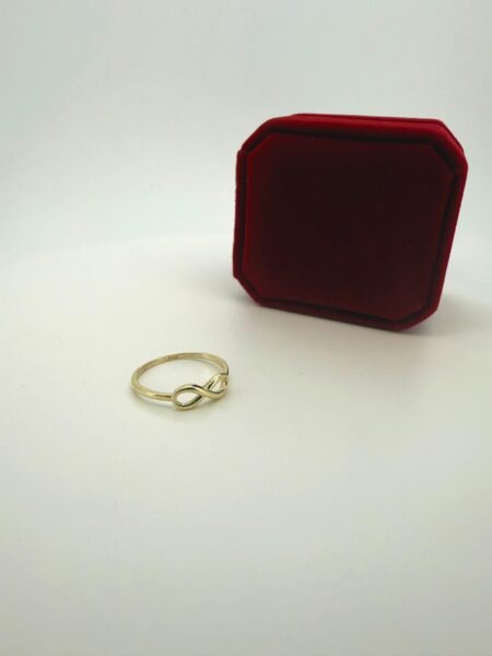 Ring infinity 10k size7.25 Weight 1.3gr