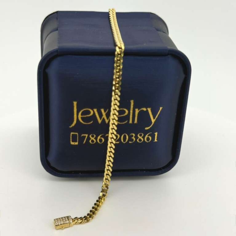 Bracelet 10k Size 6.5/3mm Weight 4.2gr
