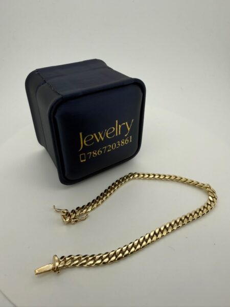 bracelet cuban bracelet 10k Size Weight 14.7gr