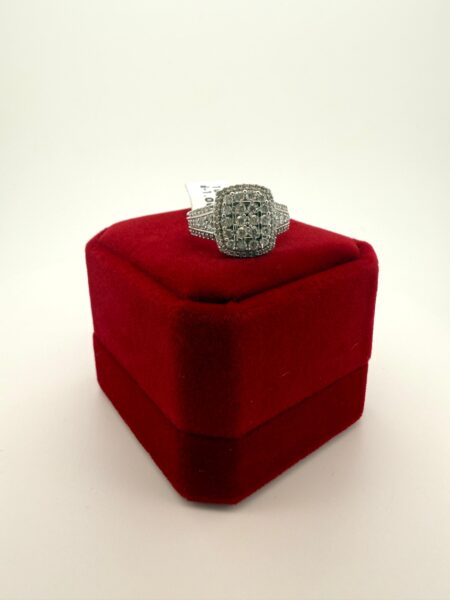Ring + Diamond 10k Size 7/1.ctw Weight 5.5gr